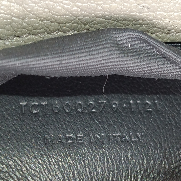 NEW SAINT LAURENT COLLEGE MEDIUM CHAIN BAG IN QUILTED LEATHER GREY GOLD - Picture 14 of 16